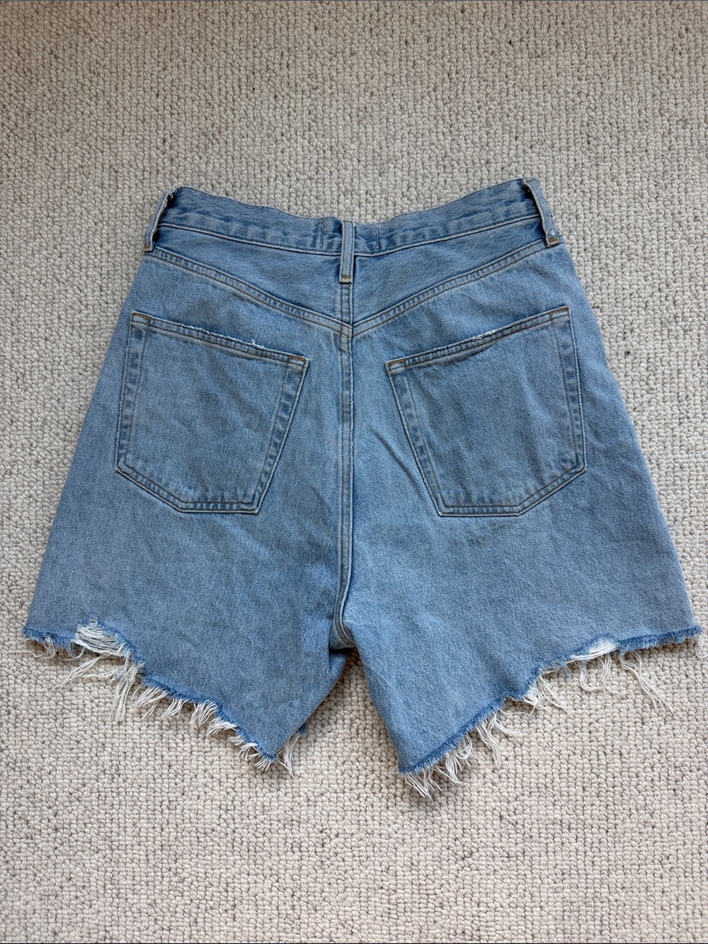 Agolde Stella High-Rise Denim Shorts - Agreement - size 27 - Picture 5 of 5